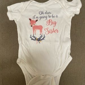 Big sister onesie